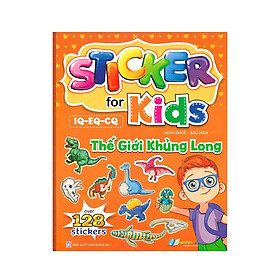 Hình Dán Sticker For Kids – Thế Giới Khủng Long – Over 128 Stickers