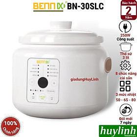 Nồi Nấu Chậm Đa Năng Điện Tử 8 Chức Năng Bennix BN-30SLC ( 3L)- Hàng Chính Hãng