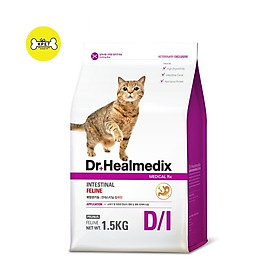 Thức ăn hạt khô hỗ trợ đường ruột cho mèo - Dr.Healmedix Intestinal Feline 1.5kg
