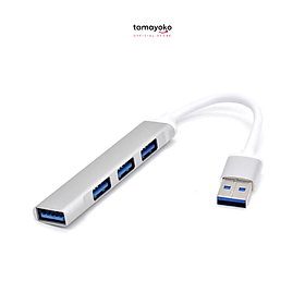 Hình ảnh Hub Type C - Hub USB 3.0  Tốc Độ Cao Chia 4 Cổng USB 3.0 Dành Cho Laptop Điện Thoại - Hàng Chính Hãng Tamayoko