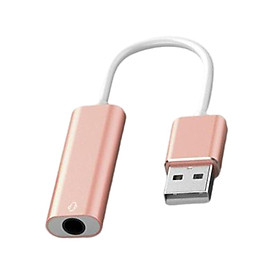 USB Sound Card 3.5mm Interface for Microphone Headphone Computer