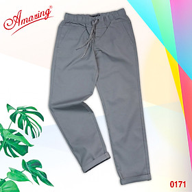 Quần baggy nam Amazing, chất liệu kaki, lưng thun có giây rút, form ôm Unisex, tôn dáng đẹp, trẻ trung-02