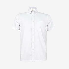 Áo sơ mi nam KHATOCO Tailor Fit ngắn tay A1MN438T2-CNTR008-2708-N