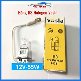 Bóng đèn H3 Halogen Vosla Made in Germany 12v 55W
