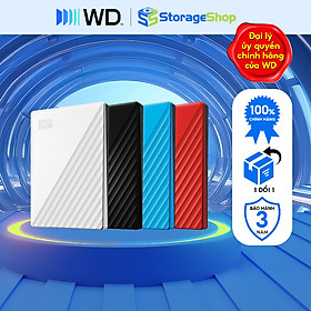Ổ cứng di động WD My Passport New USB 3.2 1TB/2TB/4TB/5TB Hàng Chính Hãng
