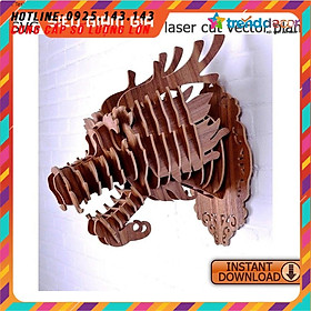 Mua Đầu rồng  trang trí bằng gỗ treo tường  Đầu thú  trang trí phòng bền đẹp treo tường nội thất chất liệu gỗ