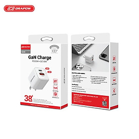 Mua Củ sạc nhanh IP13 GA20 38W DRAPOW Adapter-USB C + PD 20W QC 3.0 18w cho IP 12 11 x max 8 plus