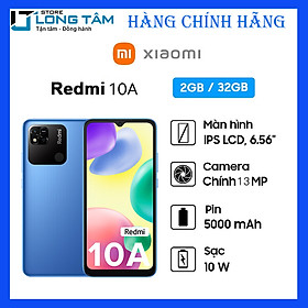 Mua Điện thoại Xiaomi Redmi 10A (2/32GB)  - Hàng chính hãng