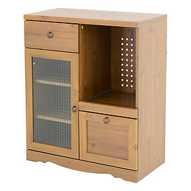 Mua Tủ Bếp 8464821 Bistro Japan  (75 x 39.5 x 90 cm) - Nâu Đậm Có Vân