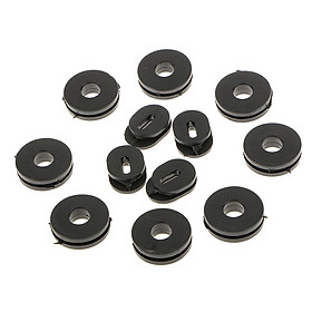 set of 12 Rubber Side Cover Grommets Replacement for GS125 for Suzuki Motorcycle