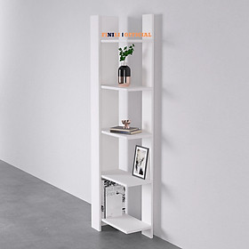 Mua Kệ góc trang trí phòng khách 5 tầng FINILI màu trắng gỗ công nghiệp MDF melamine FNL0620
