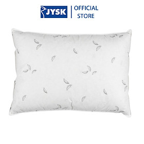 Mua Ruột gối | lông vũ | JYSK Beito | trắng họa tiết | R50xD70cm | 850gr