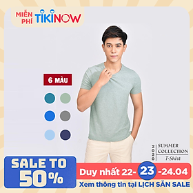 Áo Thun Nam 5S Cổ Tròn (ATSS199) Cao Cấp Trẻ Trung, Thoáng Mát N2