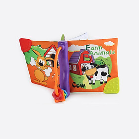 Soft Cloth Baby Boys Girls Books Rustle Bb Teether Sound Infant Educational Stroller Rattle Toys For Newborn Baby 0-12 Months