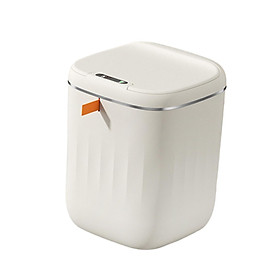 Touchless Trash Can Bathroom Trash Cans with Lids for Outdoor Corner