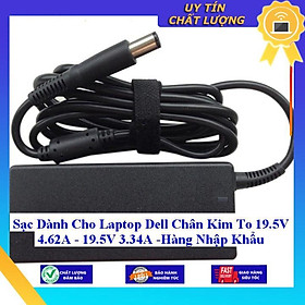 Mua Sạc dùng cho Laptop Dell Chân Kim To 19.5V 4.62A - 19.5V 3.34A - Hàng Nhập Khẩu New Seal