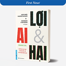 Sách AI - Lợi Và Hại - First News