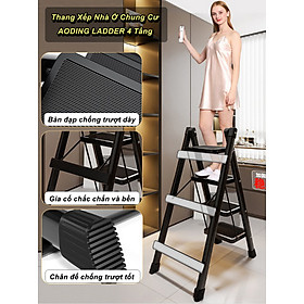Mua Thang Xếp Nhà Ở Chung Cư AODING LADDER 4 Tầng Cao Cấp - Home and Garden