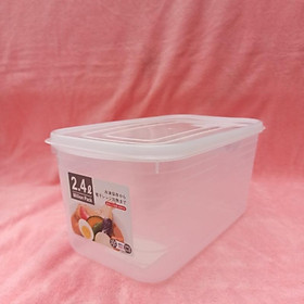 Mua Hộp trữ đông đựng thực phẩm tủ lạnh lò vi sóng 2 4L Million Pack hàng nội địa Nhật Bản AD41
