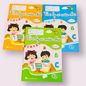 Sách- Combo 3 quyển Vở Ôly có mẫu chữ dành cho bé tập viết