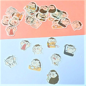 Bộ 32 Sticker Hình Dán Mini Nhím Dễ Thương