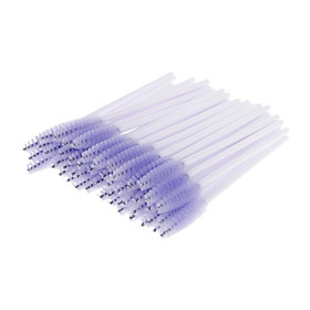 50pcs/lot Make Up Brush One-Off Disposable Eyelash Brush Mascara Applicator Wand Brush Beauty Cosmetic Tools