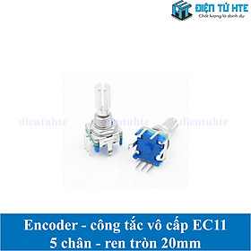Mua Encoder xoay/Biến trở số/công tắc vô cấp EC11 EC11I 5 chân dài 20mm
