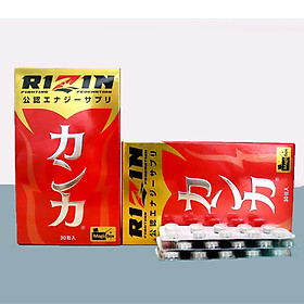 Combo Rizin tăng cường sinh lý nam giới tuổi 30 (4 hộp)