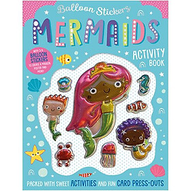 Hình ảnh Balloon Stickers Mermaids Activity Book