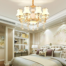 Mua Đèn chùm TIANOS 8 tay kiểu dáng hiện đại trang trí nội thất sang trọng - kèm bóng LED chuyên dụng