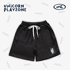 UPZ Quần Shorts Thun Thêu Unicorn Babe (4 Màu)