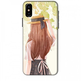 Ốp lưng dành cho điện thoại IPHONE XS MAX Phía Sau Một Cô Gái