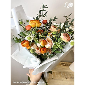 Mua Hoa tươi_Bó mao lương_Tông cam
