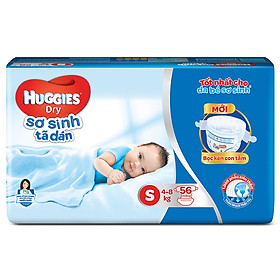 Tã Dán Sơ Sinh Huggies Dry Newborn S56 56 Miếng