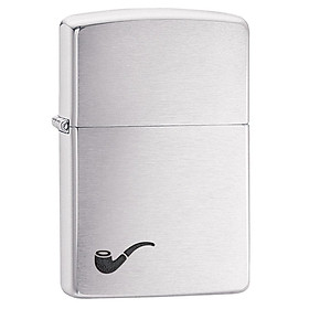 Bật Lửa Zippo Pipe Brushed Chrome 200PL