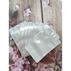 1kg Túi zipper mặt bạc mặt trong