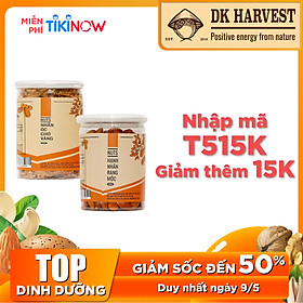 COMBO SIÊU TIẾT KIỆM - 1 Hũ Hạt Hạnh Nhân DK Harvest 250g + 1 Hũ Hạt Óc Chó DK Harvest 200g