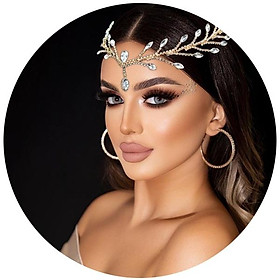 Cài tóc cô dâu ấn độ t10-2023 Giangpkc đá xi mạ vàng