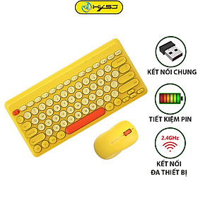 Mua Bàn phím không dây HXSJ K610 USB2.4G giảm ồn  gọn nhẹ dễ mang đi  phù hợp PC/ Laptop/ Điện thoại- Hàng chính hãng