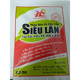 Mua Phân bón lá cao cấp Siêu lân 10-55-10 +TE Hà lan - gói 15 gram