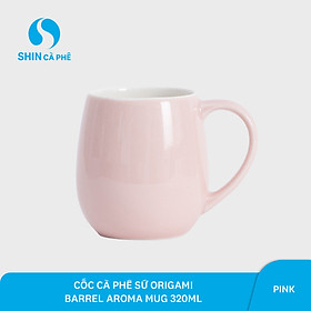 SHIN Cà Phê - Ly sứ cà phê Origami Barrel Aroma Mug 320ml (Màu tự chọn)