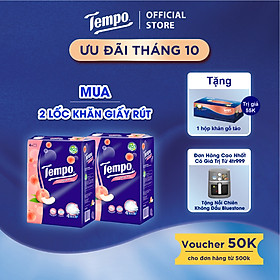 Khăn giấy rút cao cấp Tempo Softpack - 4 lớp bền dai, an toàn cho da - Thương hiệu Đức (4 gói/Lốc)