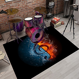 Mua Thảm Trống (1m2x1m6) Chống Trượt Giảm Ồn 3D Cao Cấp Cho Trống Jazz và Trống Điện Tử