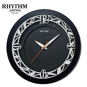 Đồng hồ treo tường Nhật Bản RHYTHM CMG483NR02, Kt 26.0 x 5.0cm, 740g, Vỏ Nhựa