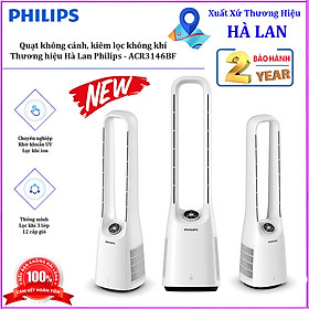 Mua HÀNG CHÍNH HÃNG - Quạt không cánh kiêm lọc không khí 2 trong 1  serial 3000. Thương hiệu Hà Lan cao cấp Philips - ACR3146BF/93