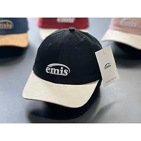 Nón kết, mũ lưỡi trai E.mis phối vải nhung form chuẩn siêu đẹp thời trang đường phố