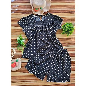 ĐỒ BỘ ĐÙI MẶC NHÀ NỮ LỤA 100D CAO CẤP