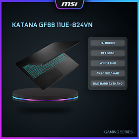 Mua MSI Laptop Gaming Katana GF66 11UE-824VN|i7-11800H|RTX 3060|DDR4 16GB| 512GB SSD|15.6  FHD 144Hz   Hàng chính hãng 