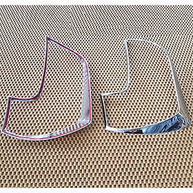 Ốp Viền Đèn Pha, Hậu Mạ Crom Dành Cho Xe Ô Tô Kia Morning 2012-2020