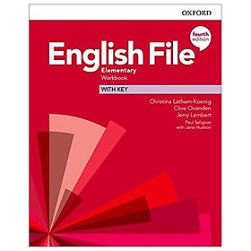 Hình ảnh English File 4th Edition: Elementary: Workbook With Key